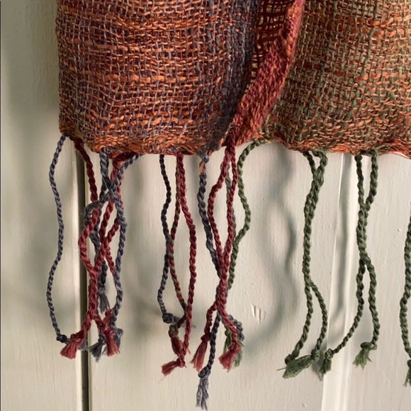 Colorful woven vintage scarf - Picture 6 of 6